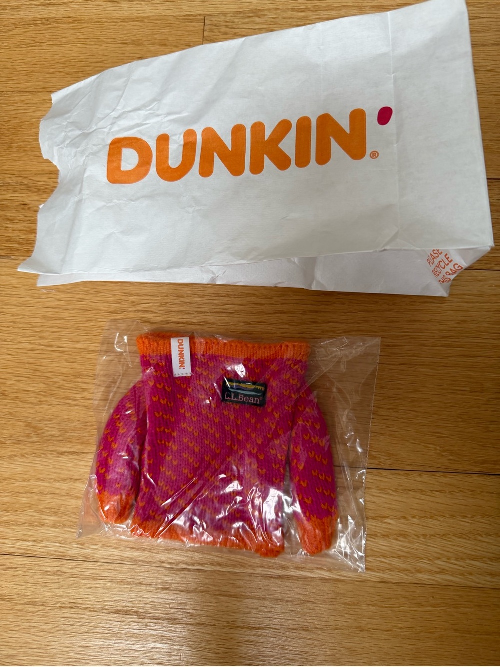 L.L. Bean x Dunkin Sweater Cup Sleeve